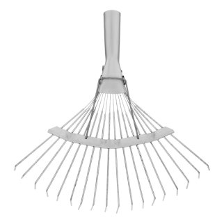 Грабли веерные 18зубьев б/ч оцинкованные, круглый зуб СИБРТЕХ фото 2