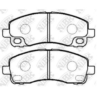 Колодки тормозные передние к-кт NiBK PN3515 фото