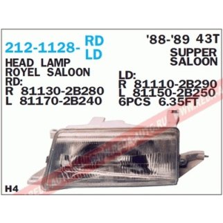 Фара главного света правая фото