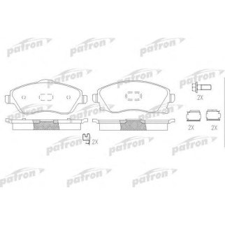 Колодки тормозные PATRON PBP1424 фото