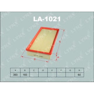 Фильтр воздушный LYNXauto LA-1021 фото