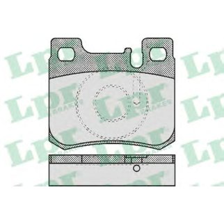 Колодки тормозные задние дисковые к-кт Lpr 05P485 фото