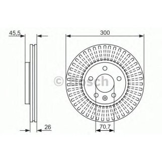 Диск тормозной BOSCH 0 986 479 644 фото