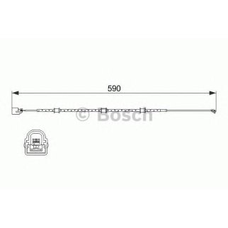 Датчик износа колодок BOSCH 1 987 474 513 фото