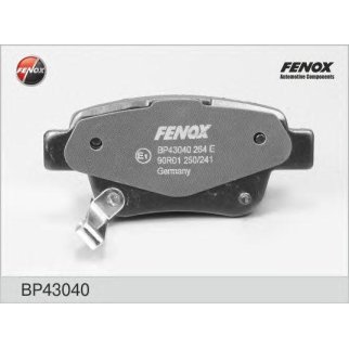 Колодки тормозные задние дисковые к-кт Fenox BP43040 фото