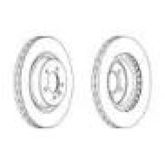 Диск тормозной передний FERODO DDF1434C-1 фото