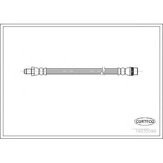 Шланг тормозной CORTECO 19032099 фото