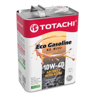 Масло моторное TOTACHI Eco Gasoline 10W40 п/синт 4л фото