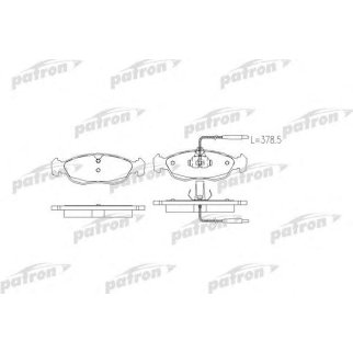 Колодки тормозные дисковые передн CITROEN: SAXO 96-03, XSARA 97-05, XSARA Break 97-05, XSARA купе 98-05, PEUGEOT: 106 I 92-96, 106 II 96-, 306 94-01, 306 Break 97-02, 306 х фото