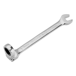 Ключ комбинированный 10мм трещоточный шарнирный MATRIX фото 2