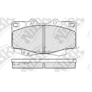 Колодки тормозные передние к-кт NiBK PN1830 фото