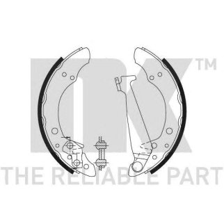 Колодки барабанные к-кт NK 2799520 фото