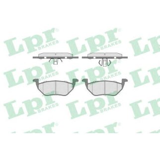 Колодки тормозные задние дисковые к-кт Lpr 05P1620 фото