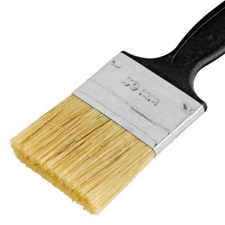 Кисть флейцевая "Стандарт", 50*6, натуральная щетина, пластиковая ручка СИБРТЕХ фото 3