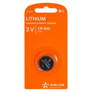 Батарейка AirLine CR1632-01 фото