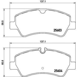 Колодки тормозные задние к-кт TEXTAR 25603 01 фото
