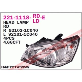 Фара правая DEPO 221-1118R-LD-E фото