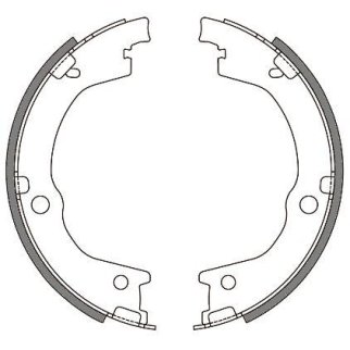 4644.00_колодки барабанные! Kia Sorenta, Hyundai H-1 2.4-3.5/2.5CRDi 00> фото