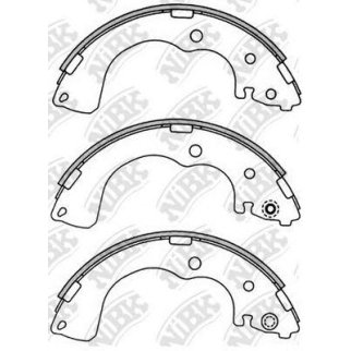 Колодки барабанные к-кт NiBK FN3402 фото