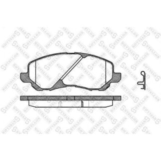 815 002B-SX_колодки дисковые п.! Chrysler Sebring, Dodge Stratus, Mitsubishi Eclipse II 95&gt; фото
