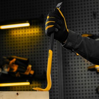 Лом-гвоздодер, 450 мм, шестигранный 16 мм, окрашенный, сталь 65 Denzel фото 6