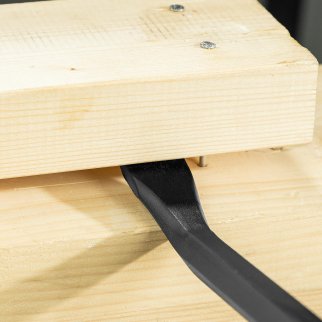 Лом-гвоздодер, 450 мм, шестигранный 16 мм, окрашенный, сталь 65 Denzel фото 9