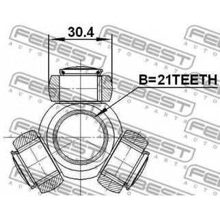 Трипоид FEBEST 2116-FOC16 фото