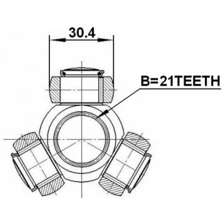 Трипоид FEBEST 2116-FOC16 фото 2