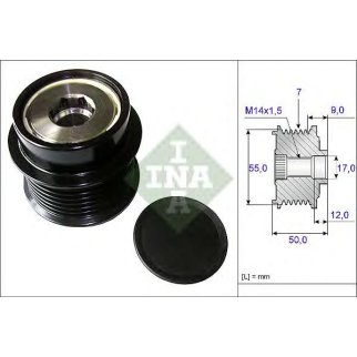 Шкив генератора INA 535 0198 10 фото