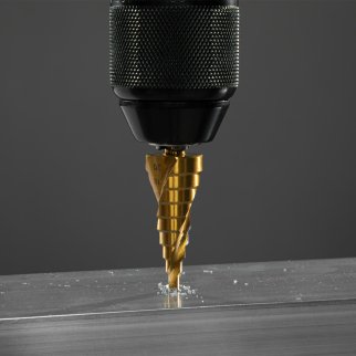 Сверло ступенчатое по металлу 4-20мм шестигр. хвостовик MATRIX фото 1