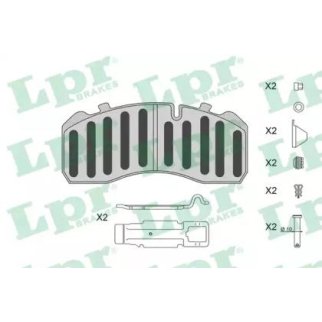 Колодки тормозные передние к-кт Lpr 05P1174K фото