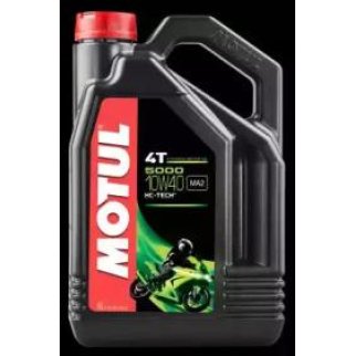 Масло моторное MOTUL 5000 4T гидрокрекинг 10W-40 SG/SH/SJ/SL 4л. фото