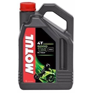 Масло моторное MOTUL 5000 4T гидрокрекинг 10W-40 SG/SH/SJ/SL 4л. фото