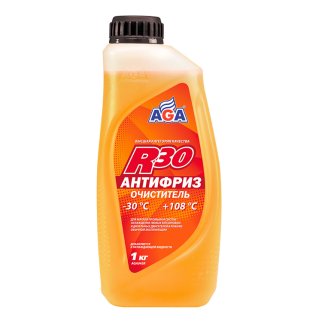 Антифриз-очиститель AGA -30С нейтральный, готовый к применению 1л фото