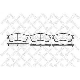 426 012B-SX_колодки дисковые п.! с антискрип. пластинами Mazda 323 1.4-2.0D 98-03/626 1.8i 97-99 фото