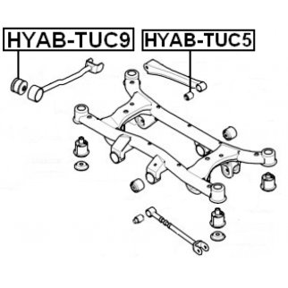 Сайлентблок задней подвески FEBEST HYAB-TUC9 фото 2