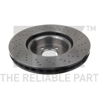 Диск тормозной, передний фото