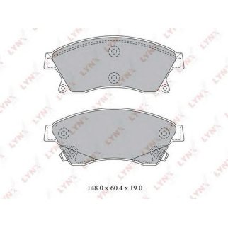 Колодки тормозные передние к-кт LYNXauto BD-1810 фото