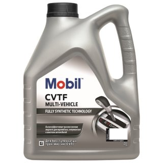 Масло трансмиссионное ATF MOBIL 4л синтетика CVTF MULTI-VEHICLE вариатор фото
