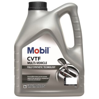 Масло трансмиссионное ATF MOBIL 4л синтетика CVTF MULTI-VEHICLE вариатор фото