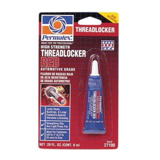 Фиксатор резьбы сильной фиксации красный 6 гр. PERMATEX Permatex 27100 фото