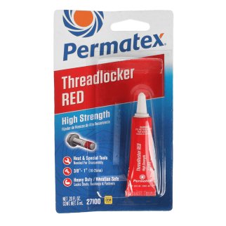Фиксатор резьбы сильной фиксации красный 6 гр. PERMATEX Permatex 27100 фото