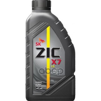 Масло моторное ZIC X7 LS (A PLUS) 10W40 SM/CF 1л фото
