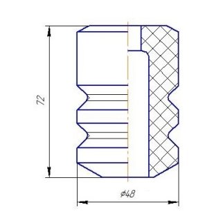 Отбойник амортизатора TRIALLI BC 0181 фото 2