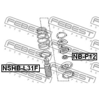 Пыльник с отбойником FEBEST NSHB-L31F фото