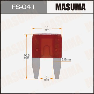 Предохр. Флажковые МИНИ 10А MASUMA FS041 фото