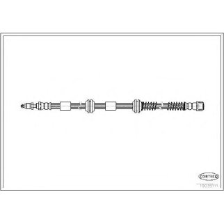 Шланг тормозной VW: TOUAREG 2.5 R5 TDI 02-10 фото