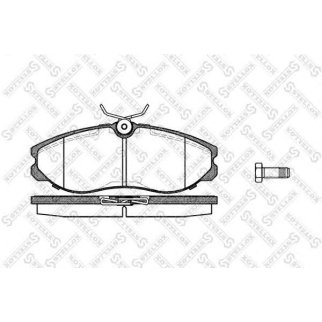 473 000B-SX_колодки дисковые п.! Ford Maverick all, Nissan Terrano/Serena/Vanette Cargo 92> фото