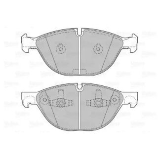 Колодки тормозные передние к-кт Valeo 601128 фото