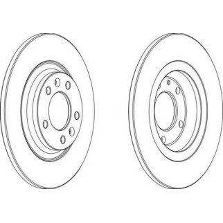 Диск тормозной FERODO DDF1275 фото